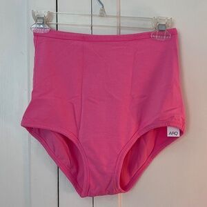 NWT ARQ Bubblegum Pink high rise undies - M